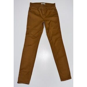 Madewell‎ Pants Womens Tan High-rise Skinny Trouser  Size 27